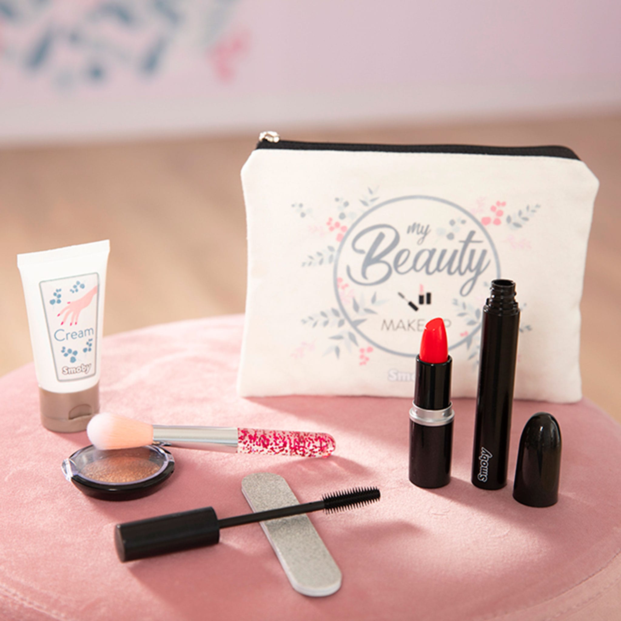 【未使用】Her lip to BEAUTY Pouch ＆ Comb set BEAUTY Gift Pouch【S】