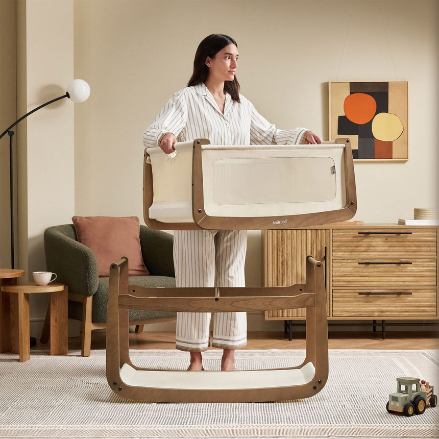 Berceau SnüzPod5 - Walnut-CLÉMENT-SNZ-SFN050N-CLÉMENT