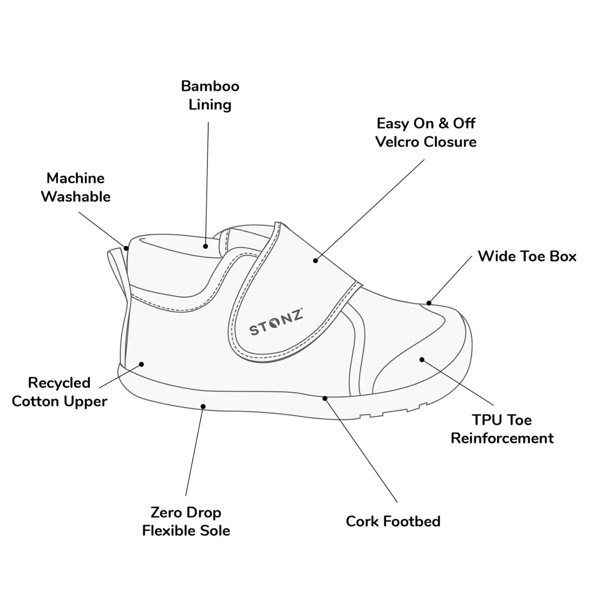 Soulier Cruiser™ Naturel Pointures 4-7 - Stonz – CLÉMENT