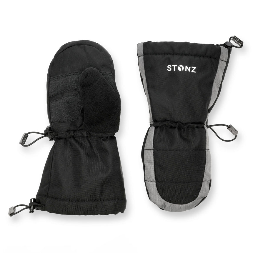 Mitaine Longue Noir/Gris 2-8ans