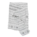 White Mudcloth Swaddle