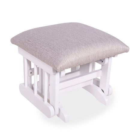 Tabouret Blanc- Tissus sur commande spéciale-Goberce-Harper 608-GBE-TB04-BLANC-CLÉMENT