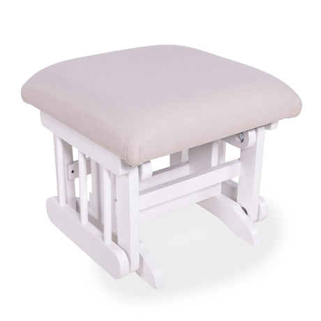 Tabouret Blanc- Tissus sur commande spéciale-Goberce-Structure 041-GBE-TB04-BLANC-CLÉMENT