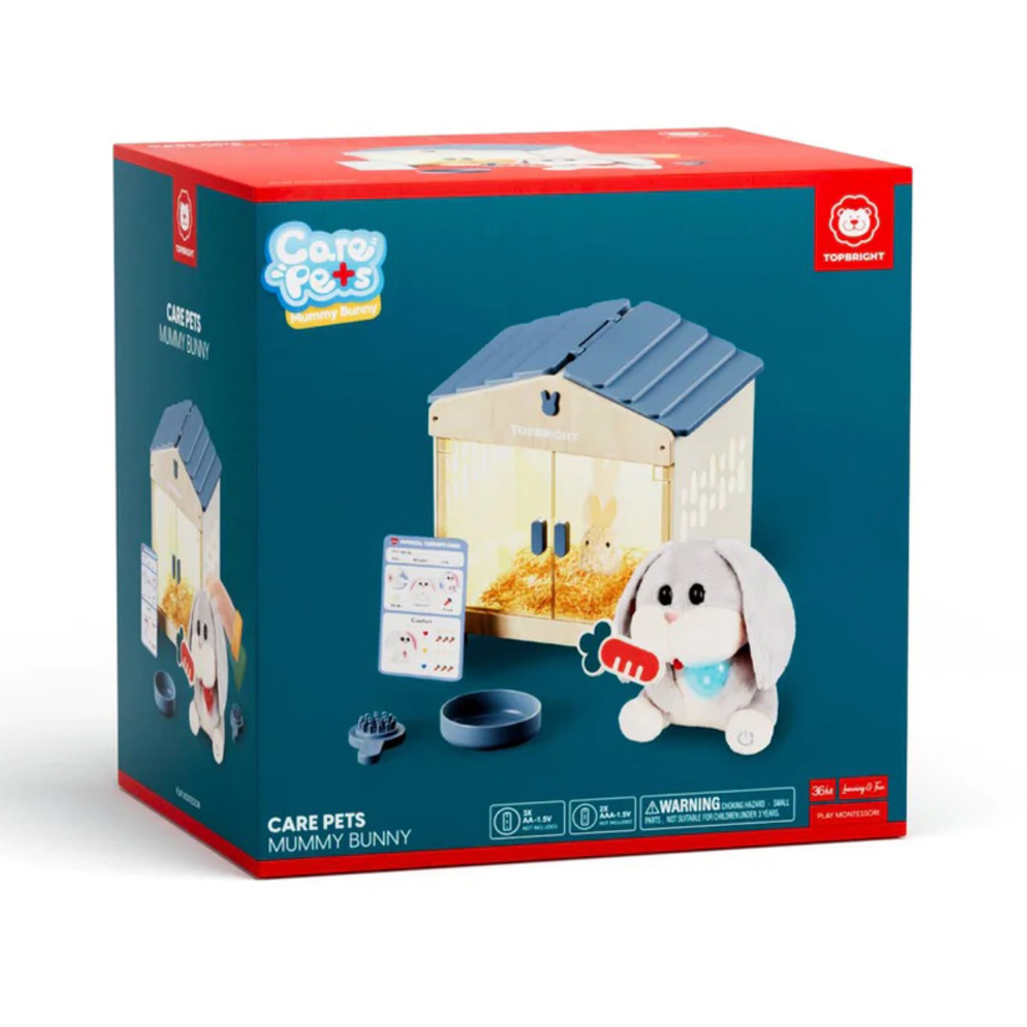 BUGるBEAR & BUNNY painternet 2体セット Care Pets Mummy Bunny - Lights and Sounds – CLÉMENT