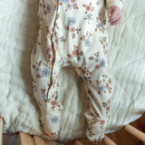 Pyjama Magnétique Fleurs Prématuré -18mois-Colle Colle-CCL-PM6178-CLÉMENT