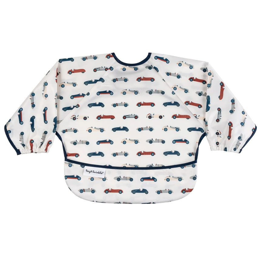 Bavoir Manches Longues - Voitures Vintage-Tiny Twinkle-TIN-TT768-CLÉMENT