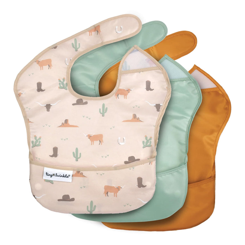Bavoir (3) Imperméable - Cowboy-Tiny Twinkle-TIN-TT771-CLÉMENT