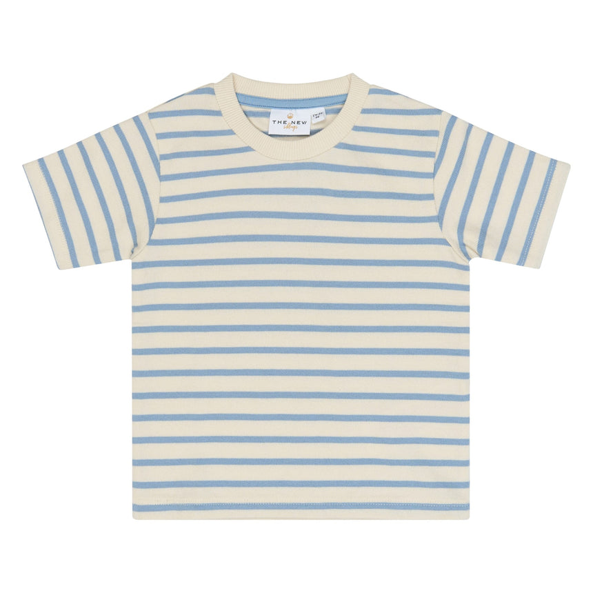 T-shirt Rayé Nat 6-24mois-The New-Bleu-6 m-TNE-TNS5570C-CLÉMENT
