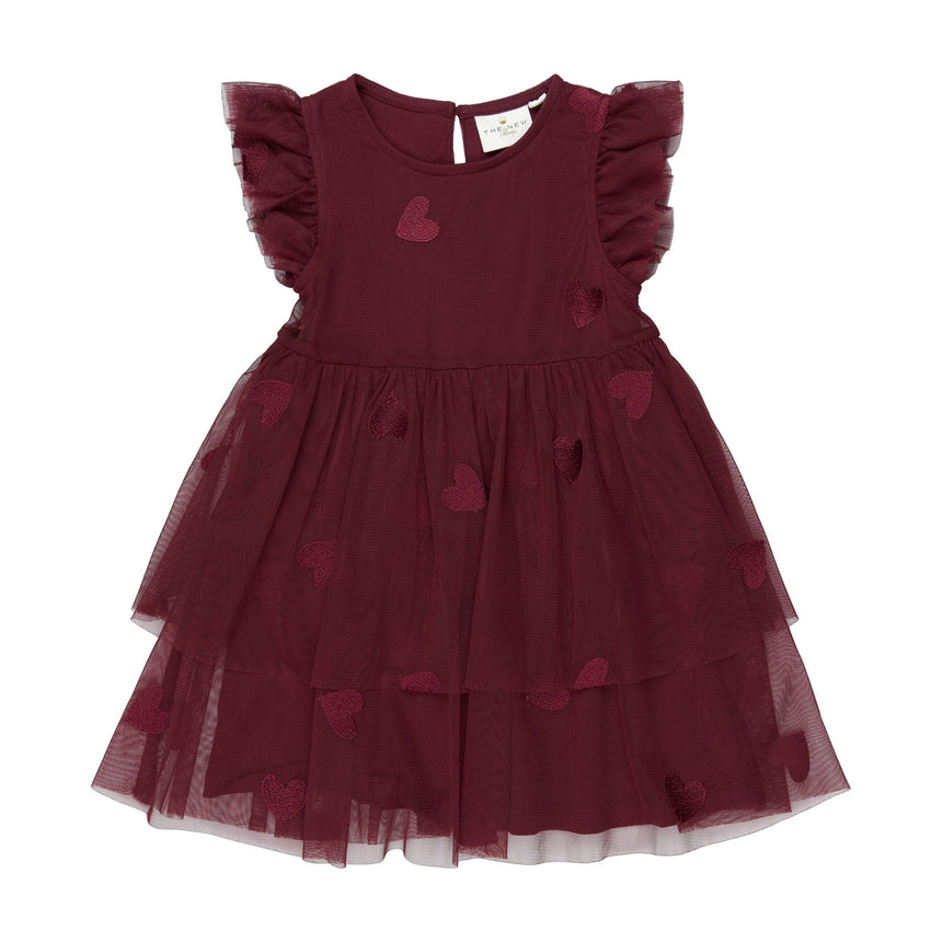 Robe Tulle Vonda 6-24mois-The New-Bordeaux-6 m-TNE-TNS6562C-CLÉMENT
