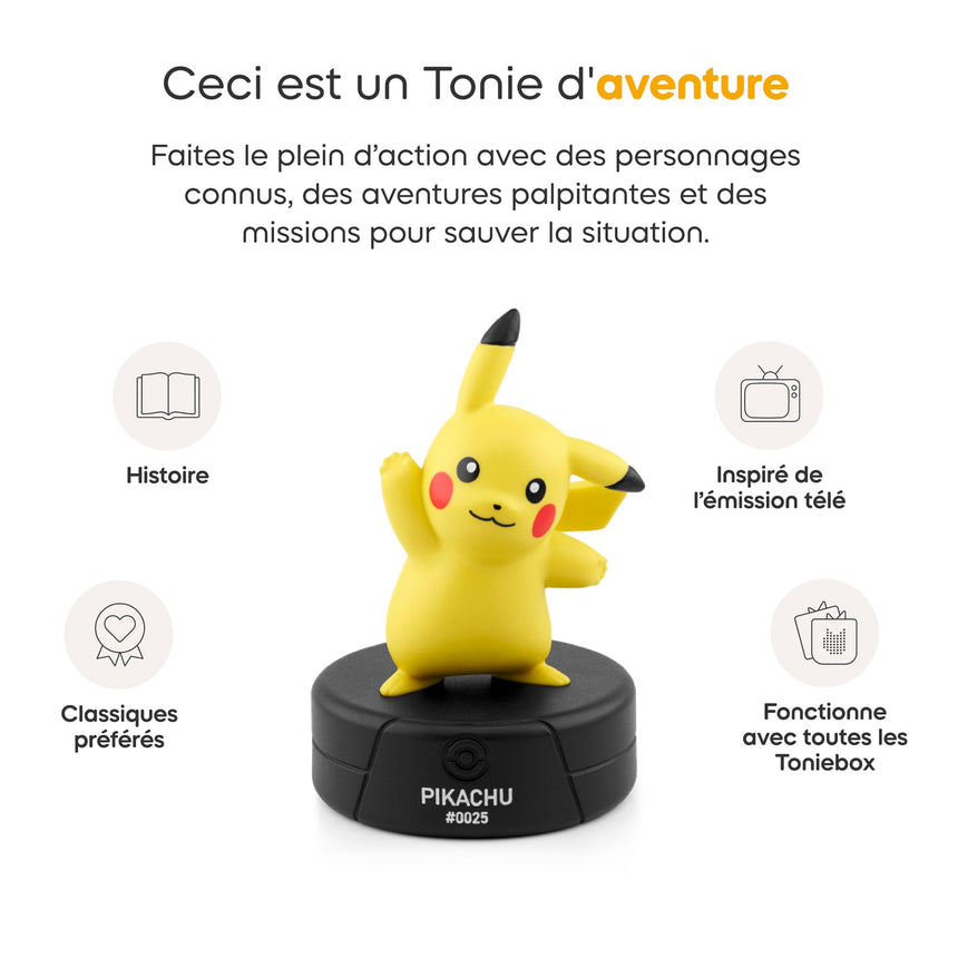 Figurine Pokemon Pikachu (Français)-Tonies-TON-11000579-34-CLÉMENT