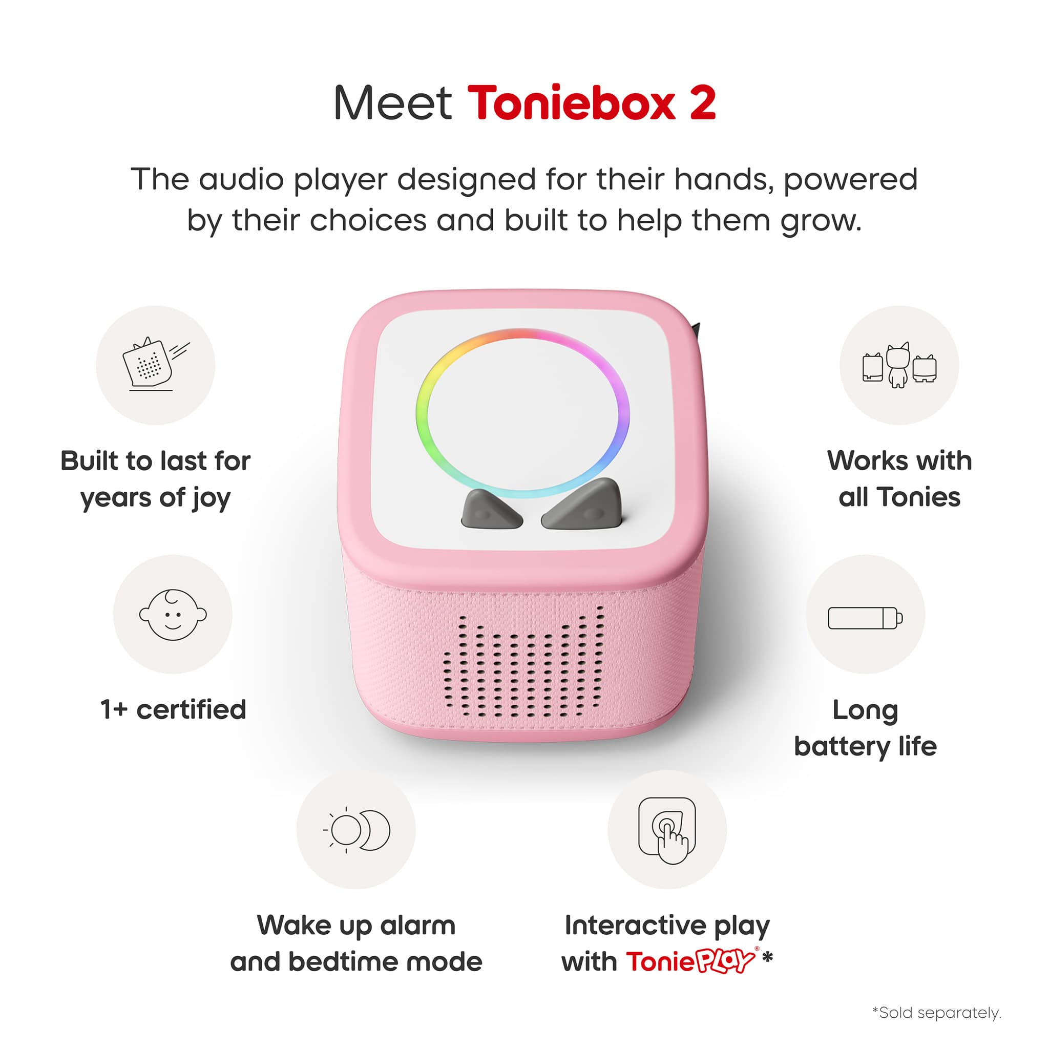 Toniebox 2 Starter Set - Pink – CLÉMENT