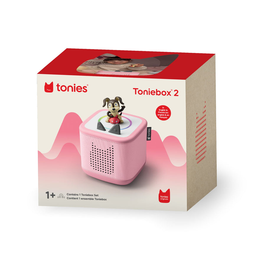Toniebox 2 - Mon premier coffret - ROSE (bilingue)-Tonies-TON-11003126-CLÉMENT