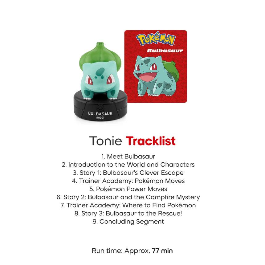 Figurine Pokemon Bulbasaur (Anglais)-Tonies-TON-11003603-32-CLÉMENT