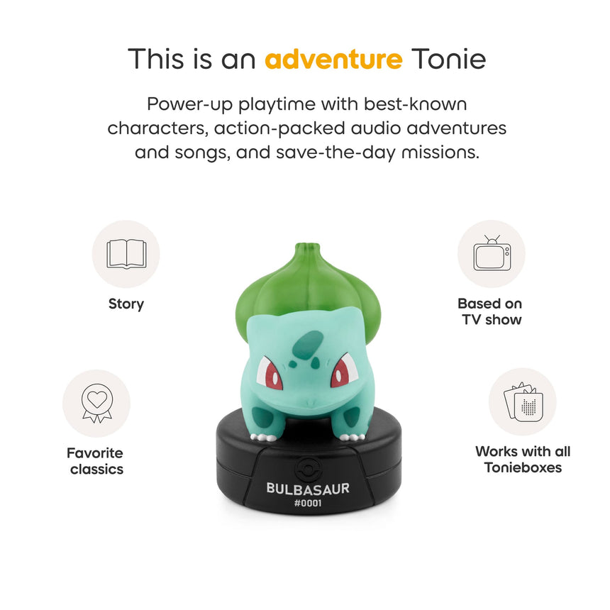 Figurine Pokemon Bulbasaur (Anglais)-Tonies-TON-11003603-32-CLÉMENT