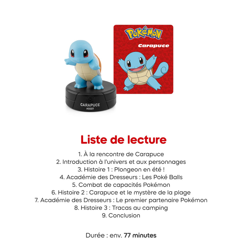 Figurine Pokemon Carapuce (Français)-Tonies-TON-11003820-34-CLÉMENT