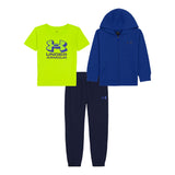 3pc Fz Hoodie Tee Set 4-7