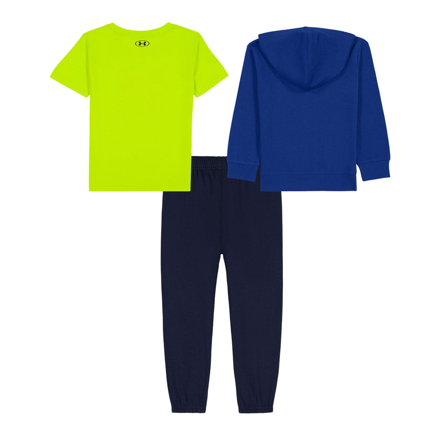 3pc Fz Hoodie Tee Set 4-7