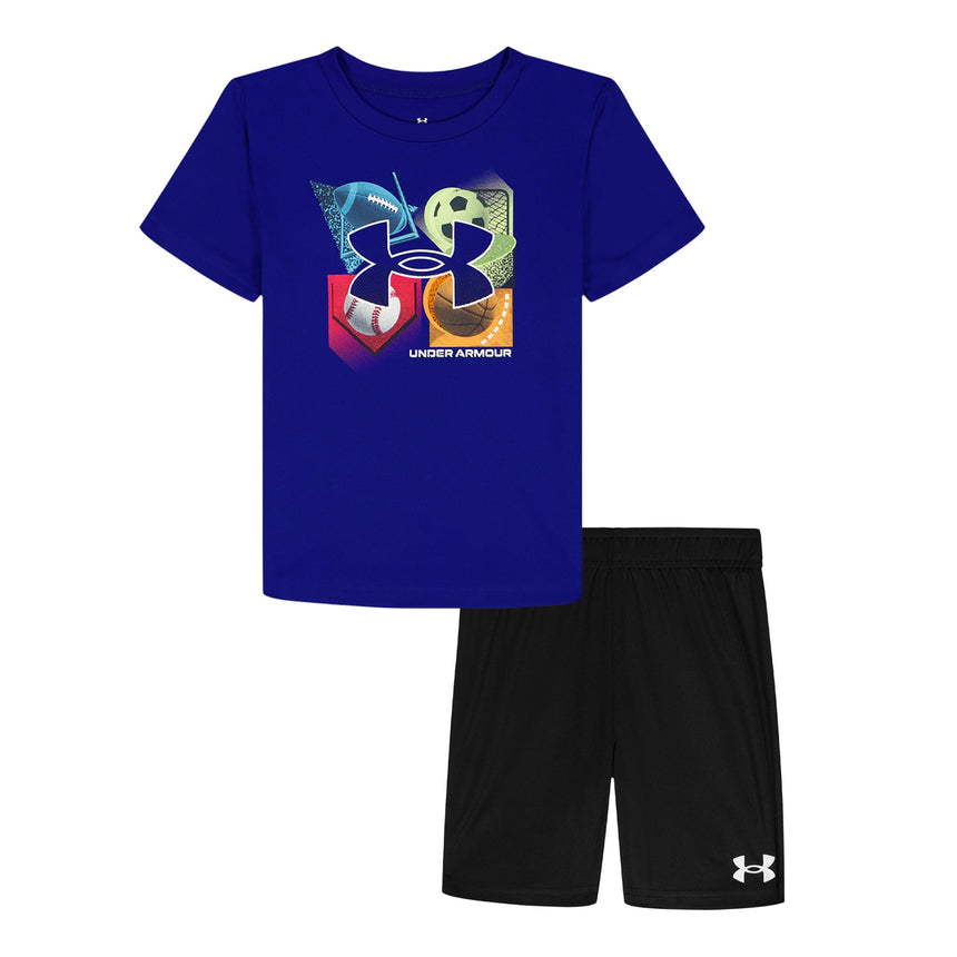 Ensemble Short 4baller 12-24mois-Under Armour-Bleu Royal-12 m-UR2-25UASJI35C-CLÉMENT