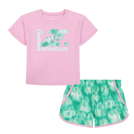 Ensemble Short Imprimée 2-4T-Under Armour-Rose-2T-UR2-25UASJI48Q-CLÉMENT