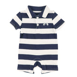 Barboteuse Rayée Polo 0-12mois-Under Armour-Marine-0-3 m-UR2-25UASJN03C-CLÉMENT