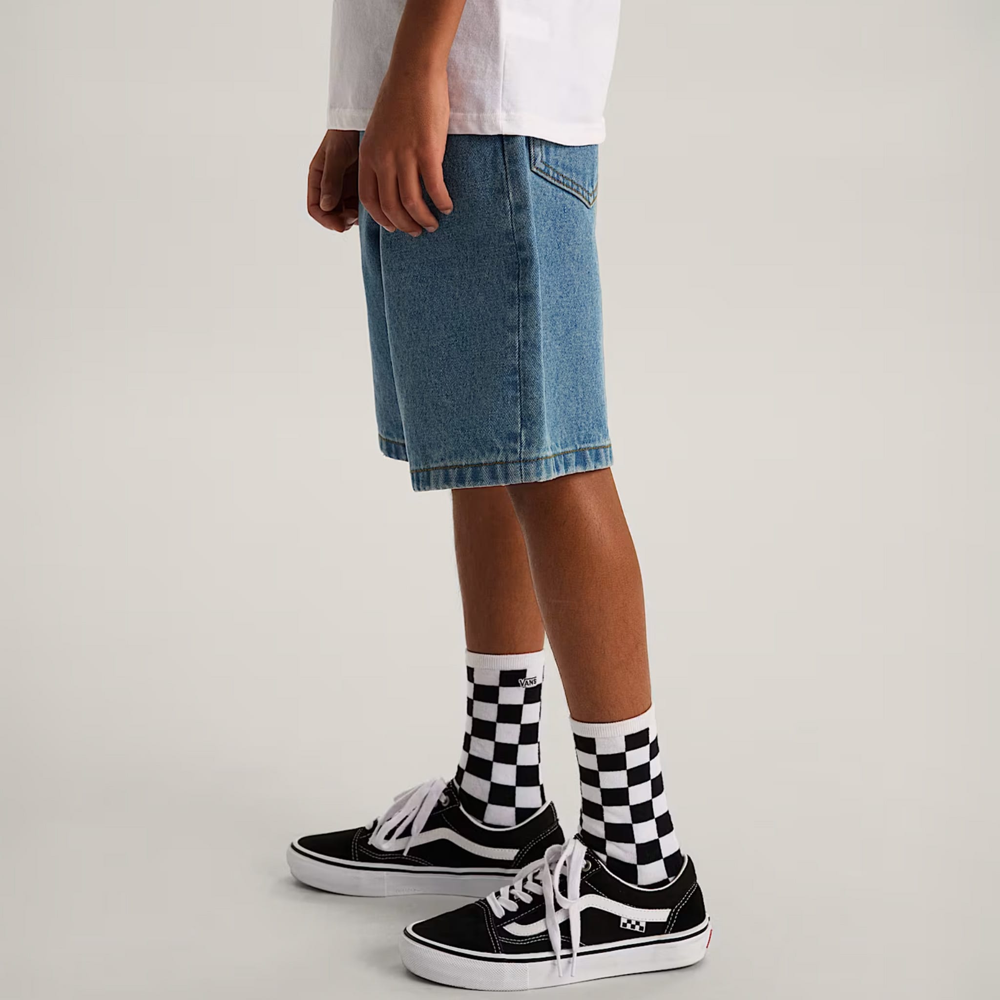 Check-5 Baggy Denim Short 8-16y – CLÉMENT