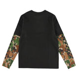T-shirt Camo Twofer 8-16ans-Vans-VAN-VN000ZM3BLK-CLÉMENT