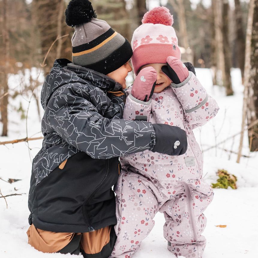 One-Piece Flower Snowsuit 9-24 months