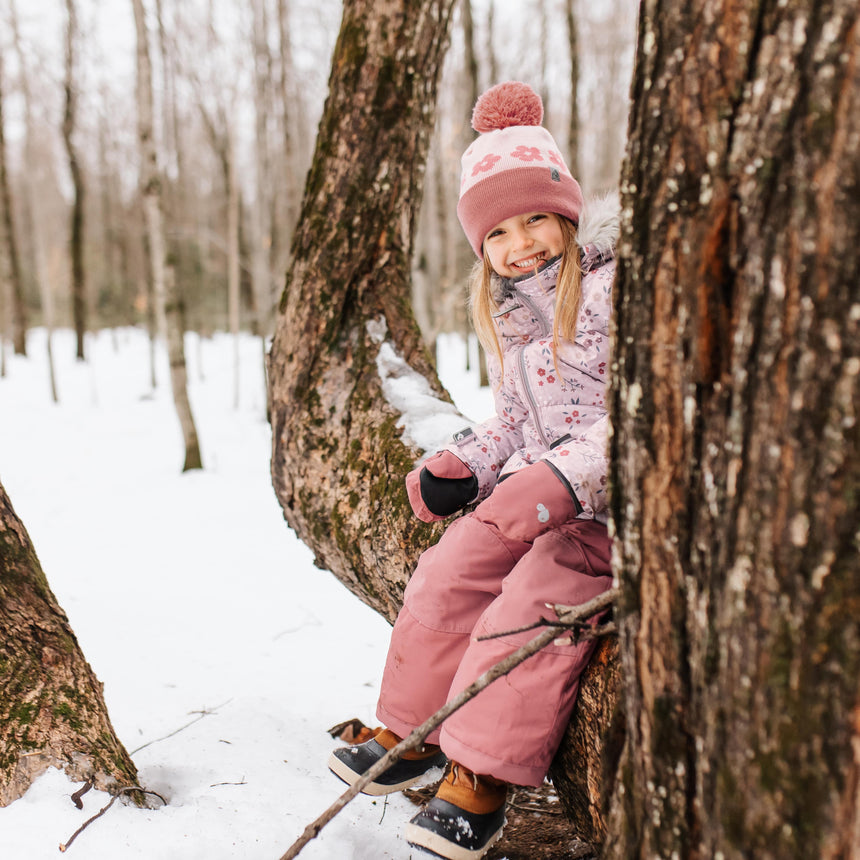 Two-Piece Snowsuit Flowers 2-6 years