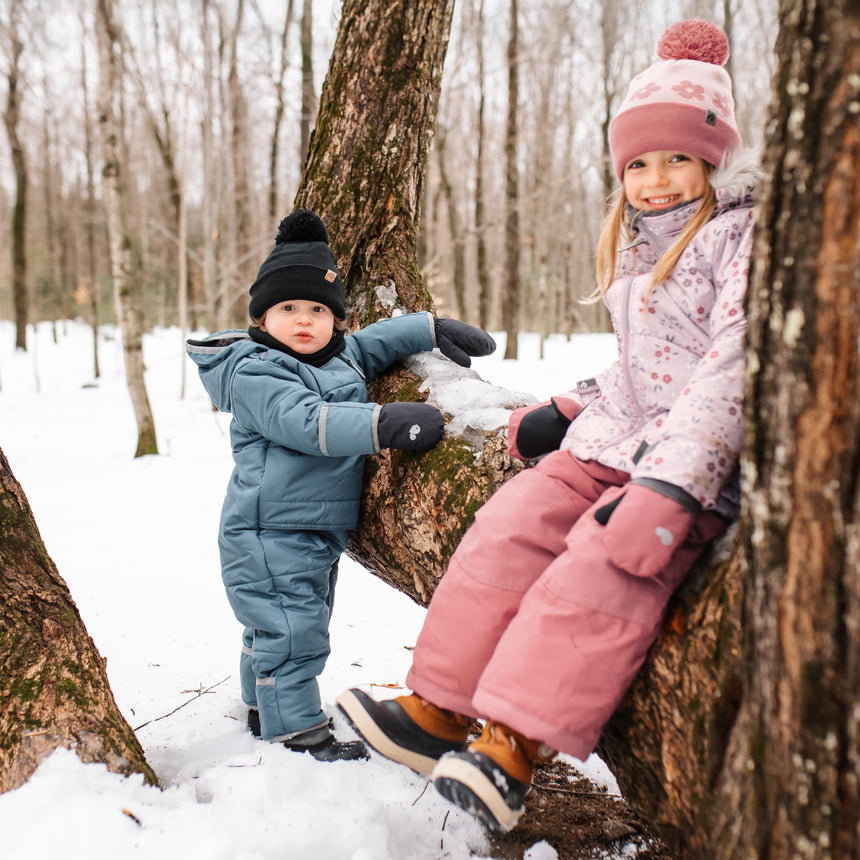 Two-Piece Snowsuit Flowers 2-6 years