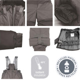 Black Two-Piece Snowsuit 2-6 years