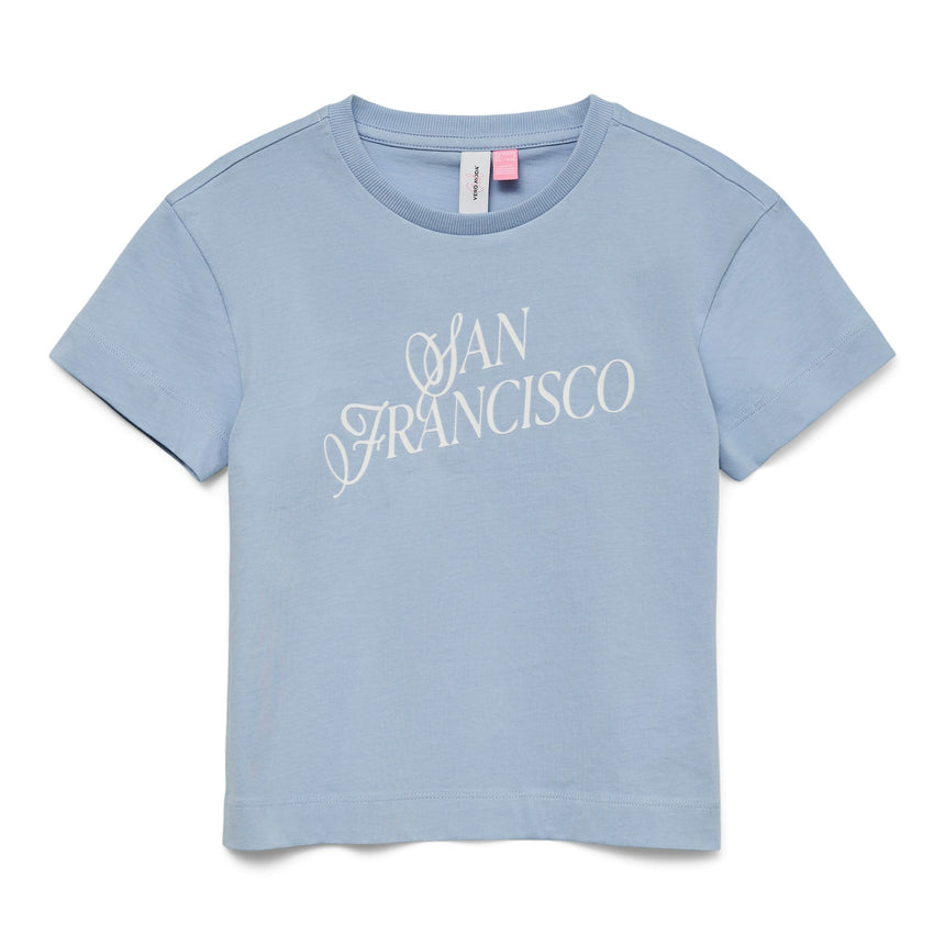 T-shirt Victoria 7-14ans-Vero Moda-Bleu-7-8-VMO-10340428-B-CLÉMENT