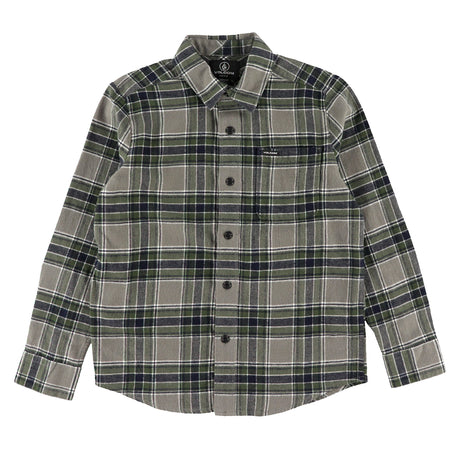 Chemise Carreaux Caden 7-16ans-Volcom-Charcoal-S-VOL-C0532602-CLÉMENT