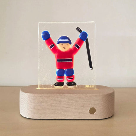 Lampe de Table - Joueur de Hockey-Veille sur Toi-VST-LT-015-00-CLÉMENT