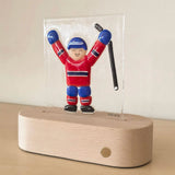 Lampe de Table - Joueur de Hockey-Veille sur Toi-VST-LT-015-00-CLÉMENT