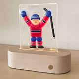 Lampe de Table - Joueur de Hockey-Veille sur Toi-VST-LT-015-00-CLÉMENT