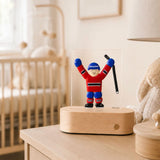 Lampe de Table - Joueur de Hockey-Veille sur Toi-VST-LT-015-00-CLÉMENT