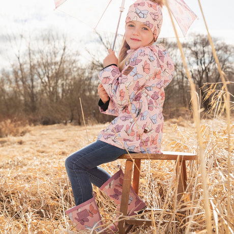 Botte De Pluie Papillons Pointures 4-3