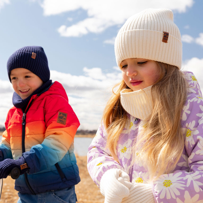 Ivory Knit Neck Warmer 2-14