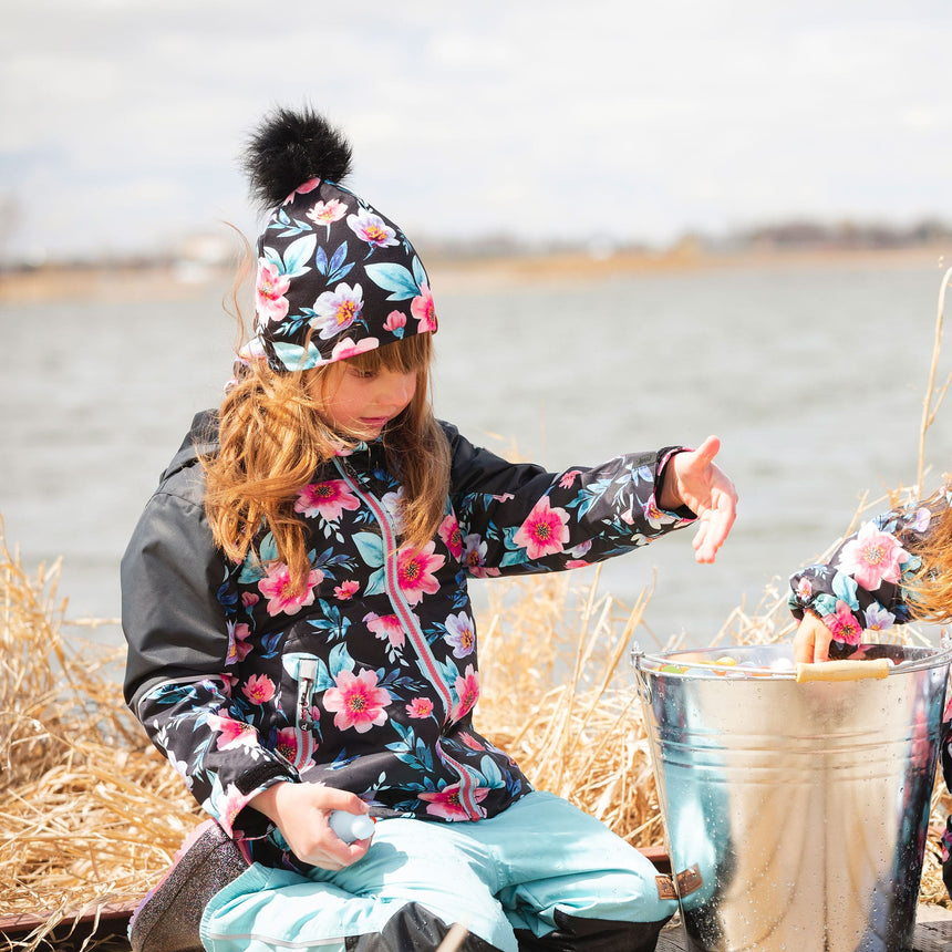 Tuque Fleurs 2-14ans