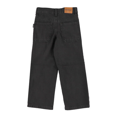 Jeans Jambe Large Noir 10-16ans-Birdz-WRK-B29001-3-CLÉMENT