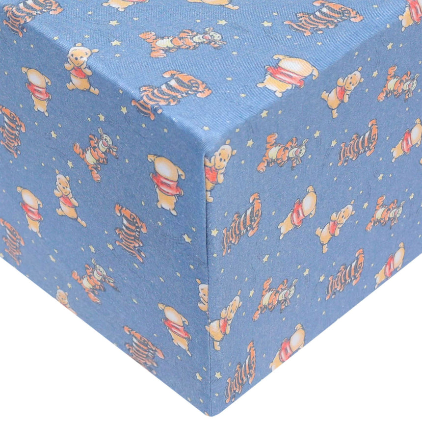 Drap Contour pour Lit de Bébé - Winnie & Tigrou
