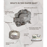 Sac À Couches Juliette Noir-CLÉMENT-YND-BOB-4201-CLÉMENT