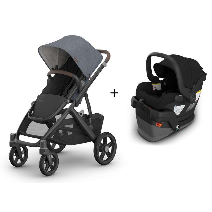 Poussette Vista V3 - Julian + Siège d'Auto Mesa V3 - James-Systeme De Voyage (607)-UPPAbaby-CLÉMENT
