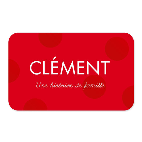 Carte-Cadeau Clément-CLÉMENT-M000002-CLÉMENT