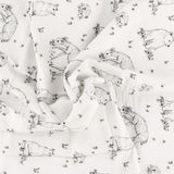 Reversible Muslin Waffle Blanket - Forest