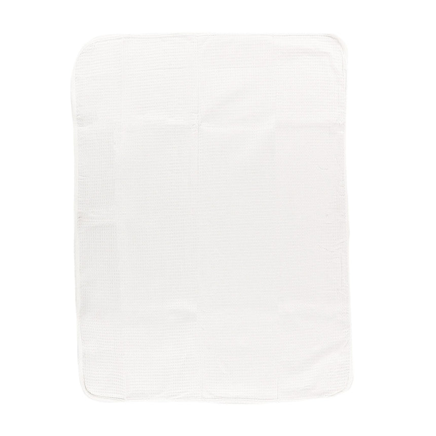 Reversible Muslin Waffle Blanket - Grey / White