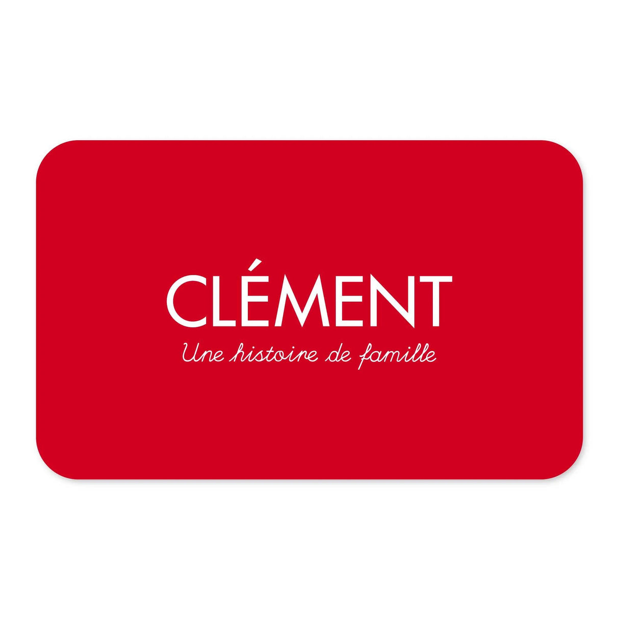 Carte-cadeau VIRTUELLE Clément - Rouge