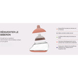 Le biberon Classique - Tétine Grandeur 4 / Couleur Médium-Emulait-EML-AS-BTC-4-ME-CLÉMENT