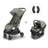 Minu V3 Stroller + Mesa V3 Infant Car Seat + Adapters - Evelyn