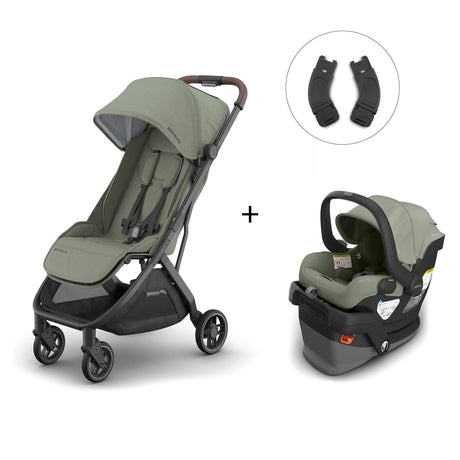 Poussette Minu V3 + Siège Auto Mesa V3 + Adaptateurs - Evelyn-Poussettes Simples (604)-UPPAbaby-CLÉMENT